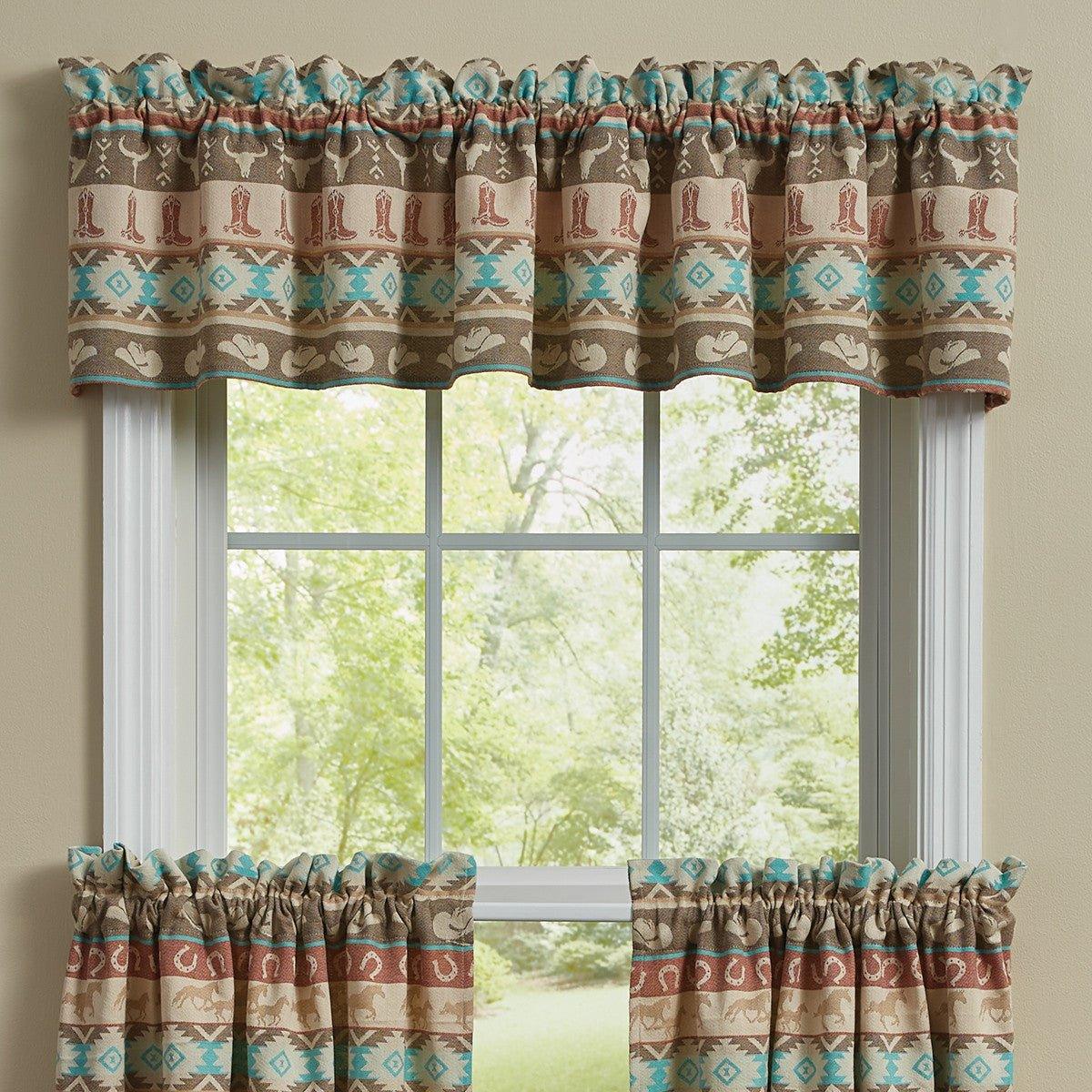 Cowboy's Western Valance - Western window treatments - Your Western Decor