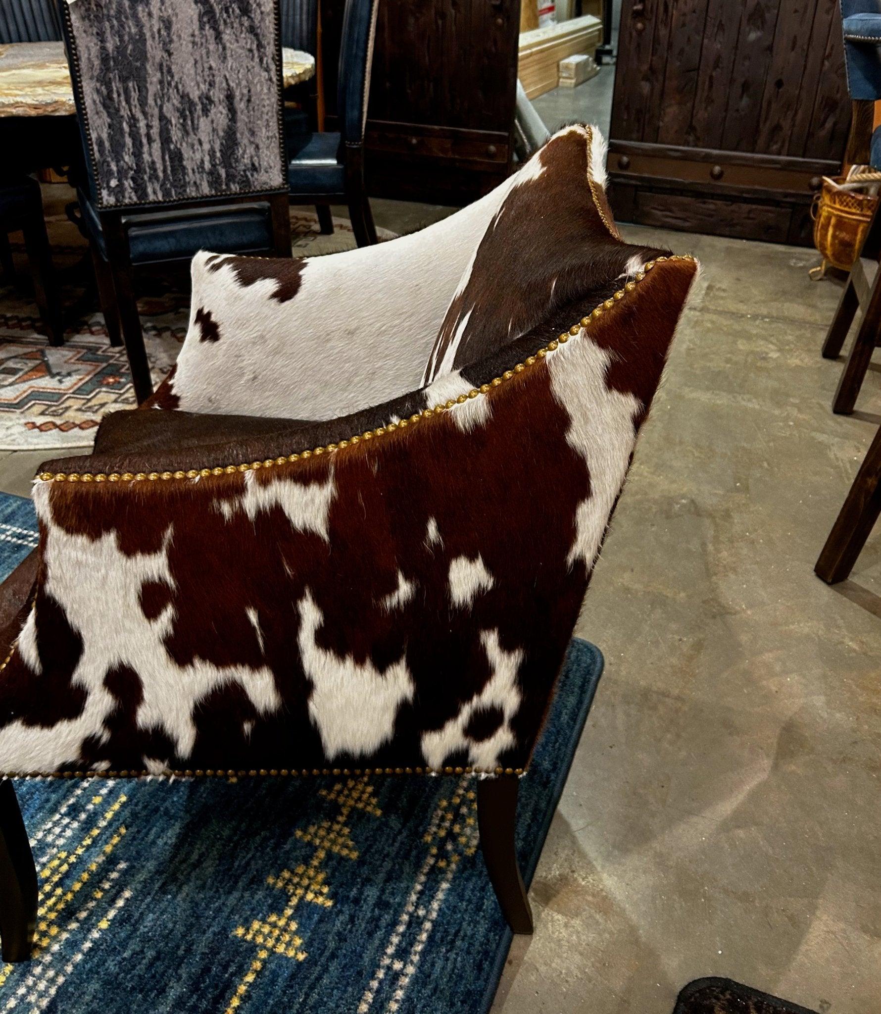 Brown Cow Chair Cowhide Armchair1