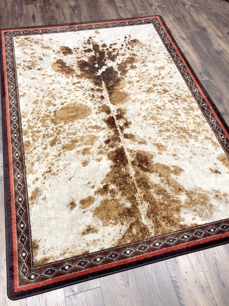 Cowhide Spotted Vaquero Western Rug - Made in the USA - Your Western Decor