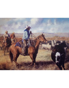 Cowhorse Art ~ Framed Giclee on Canvas - American Cowboy Art - Your Western Decor