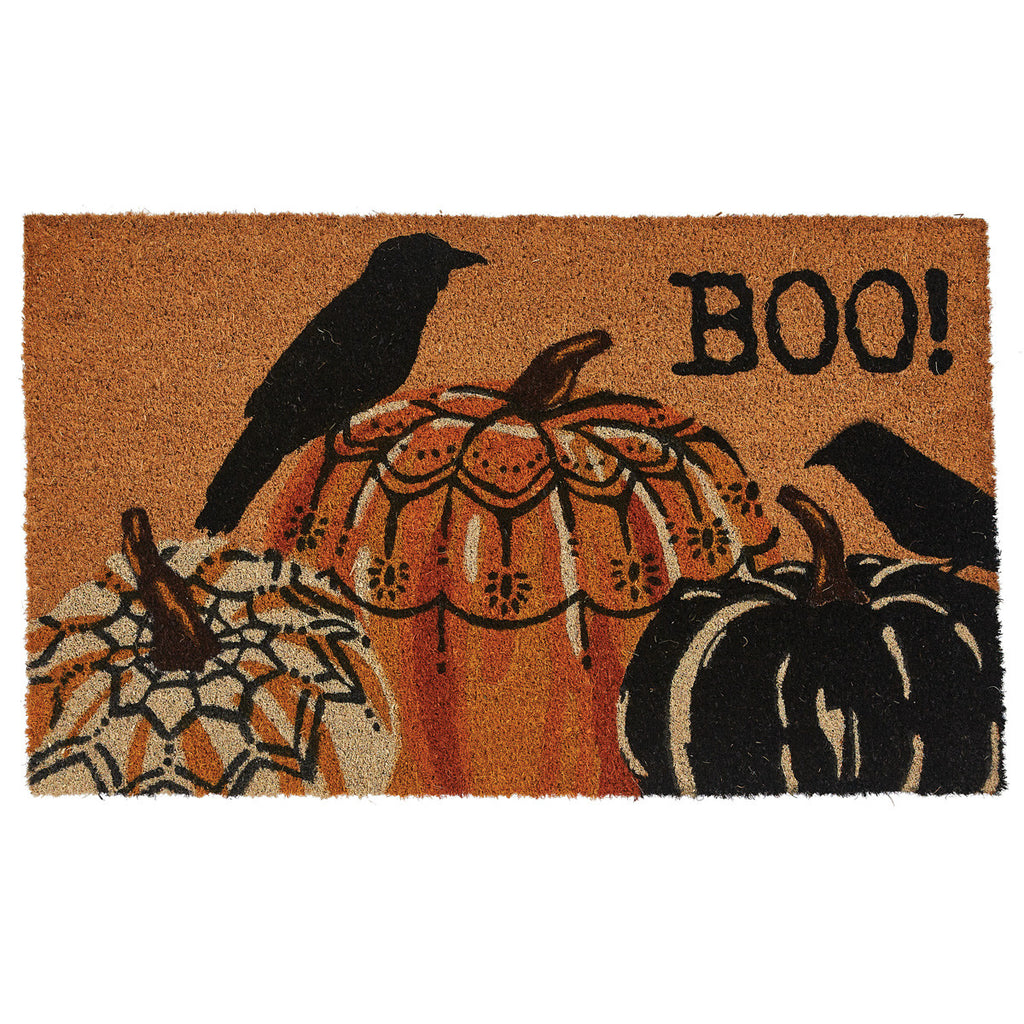 Crows and Pumpkins Outdoor Fall Rug - Your Western Decor