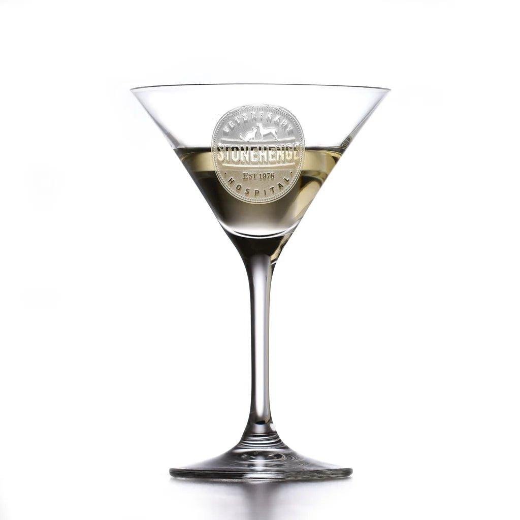 Custom Ravenscroft Crystal Martini Glass - Your Western Decor