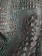 Croc Turquoise Lagoon Embossed Leather - Your Western Decor