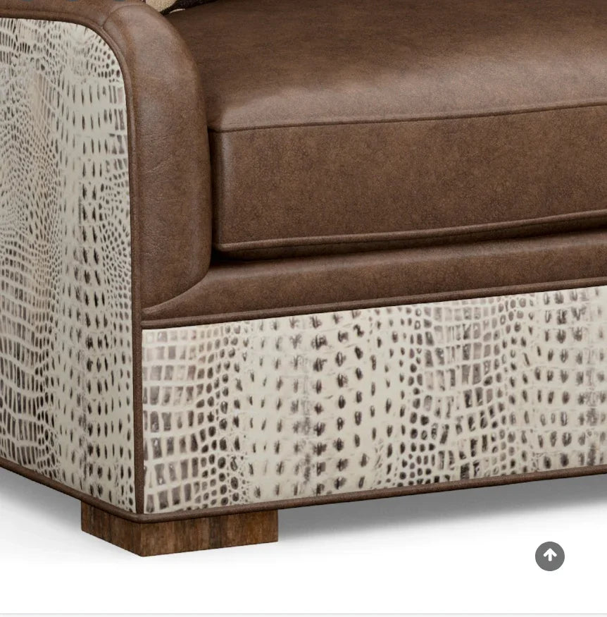 Detail of front of sofa corner 