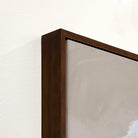 Close up detail of canvas art wood frame - Your Western Decor