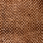 Brown diamond embossed leather for sofa accents - made in the USA 