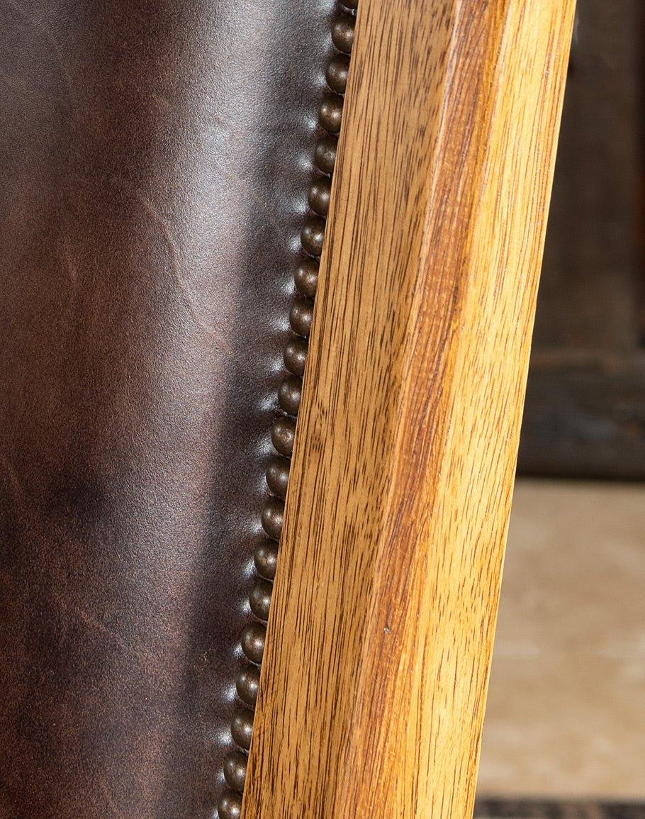 Twisted Leg Mahogany Dining Chair - Your Western Decor