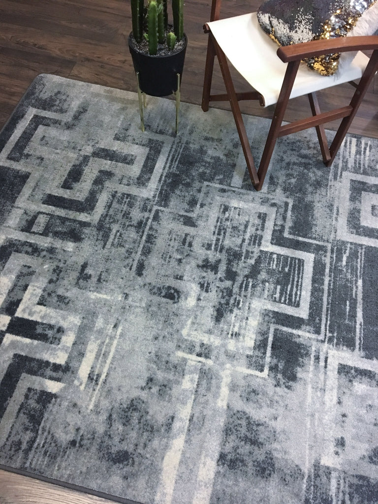 Distressed Bounty Grey Area Rugs made in the USA - Your Western Decor
