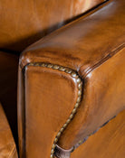 Duncan Burnished Leather Sofa - American Made Luxury Furniture - Your Western Decor