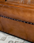 Duncan Burnished Leather Sofa - American Made Luxury Furniture - Your Western Decor