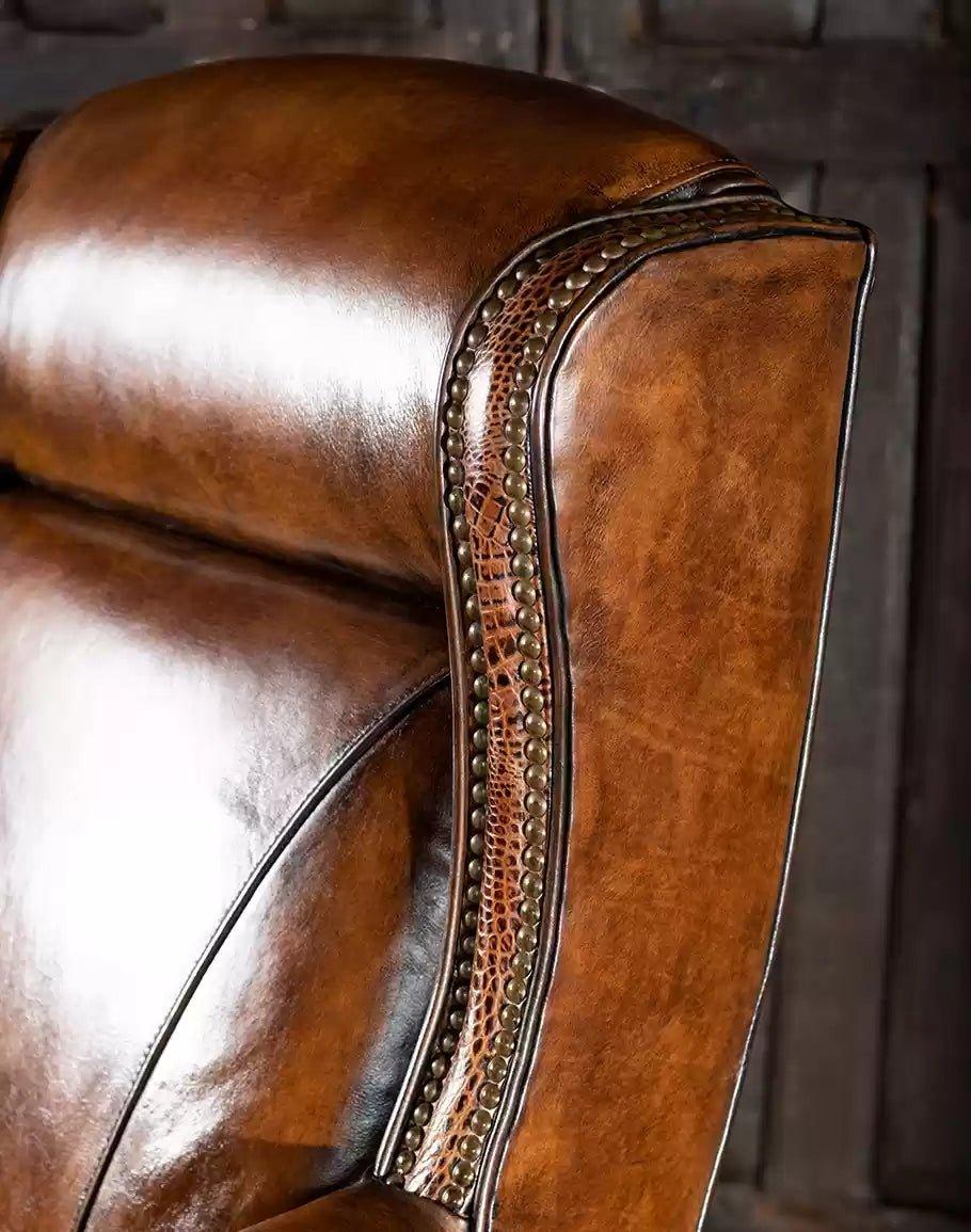 American Made Duncan Executive Leather Office Chair - Your Western Decor