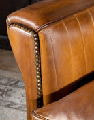 Duncan Burnished Leather Sofa - American Made Luxury Furniture - Your Western Decor