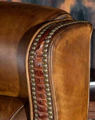 American made Duncan Saddle Leather Office Chair - Your Western Decor