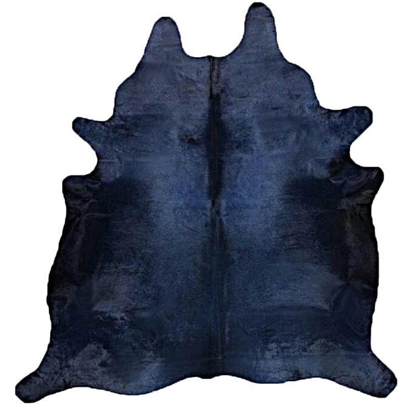 Dyed Navy Blue Brazilian Cowhide - Your Western Decor