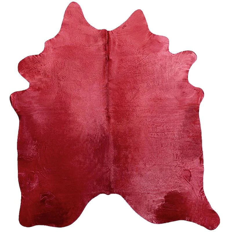 Dyed XXXL Red Brazilian Cowhide - CLOSEOUT SALE - Your Western Decor