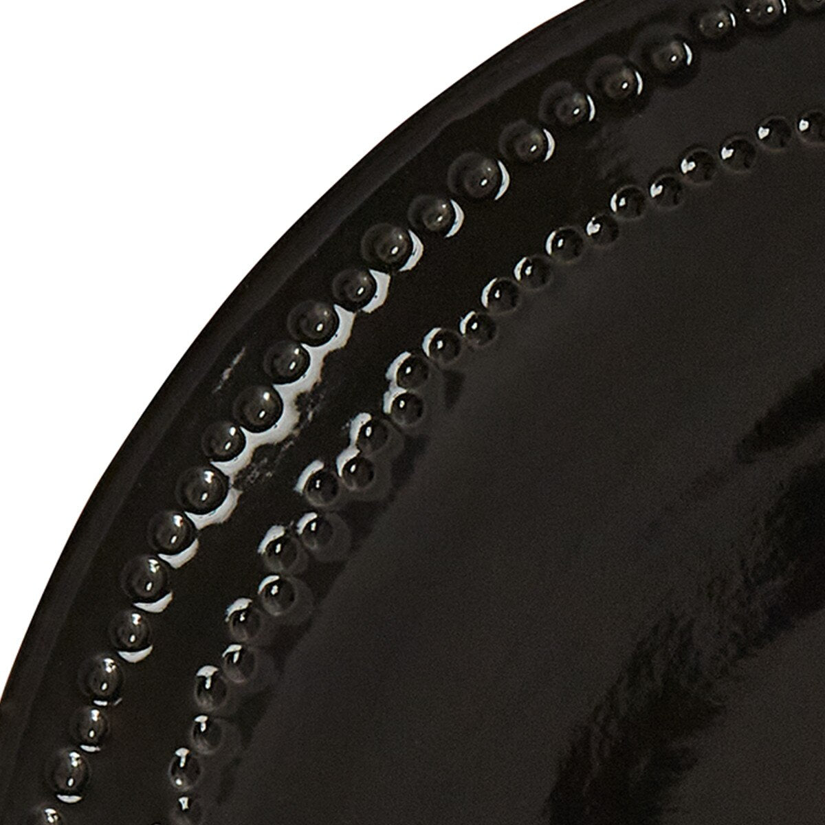 Ebony dusk plate rim detail - Your Western Decor