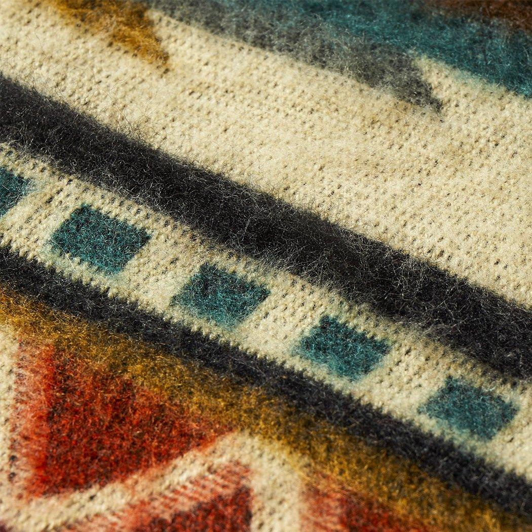 Eco Southwest Arrow Woven Queen Blanket Detail - Your Western Decor