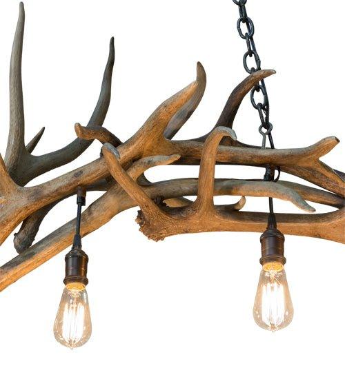 American made Edison Elk Antlers Chandelier - Your Western Decor