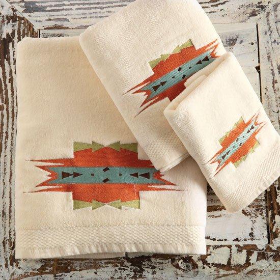 El Cerro Southwestern Bath Towels Set - Your Western Decor