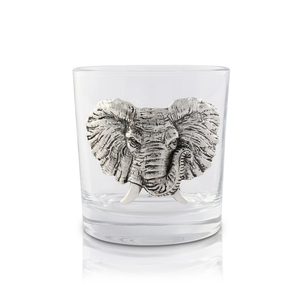 Elephant Theme Whiskey Glass Set - Your Western Decor