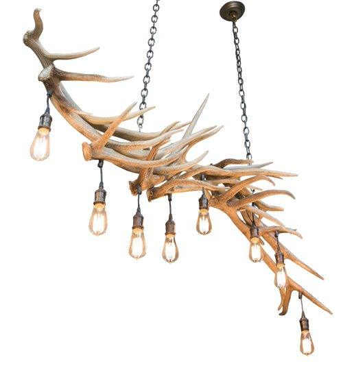 American made Edison Elk Antlers Chandelier - Your Western Decor