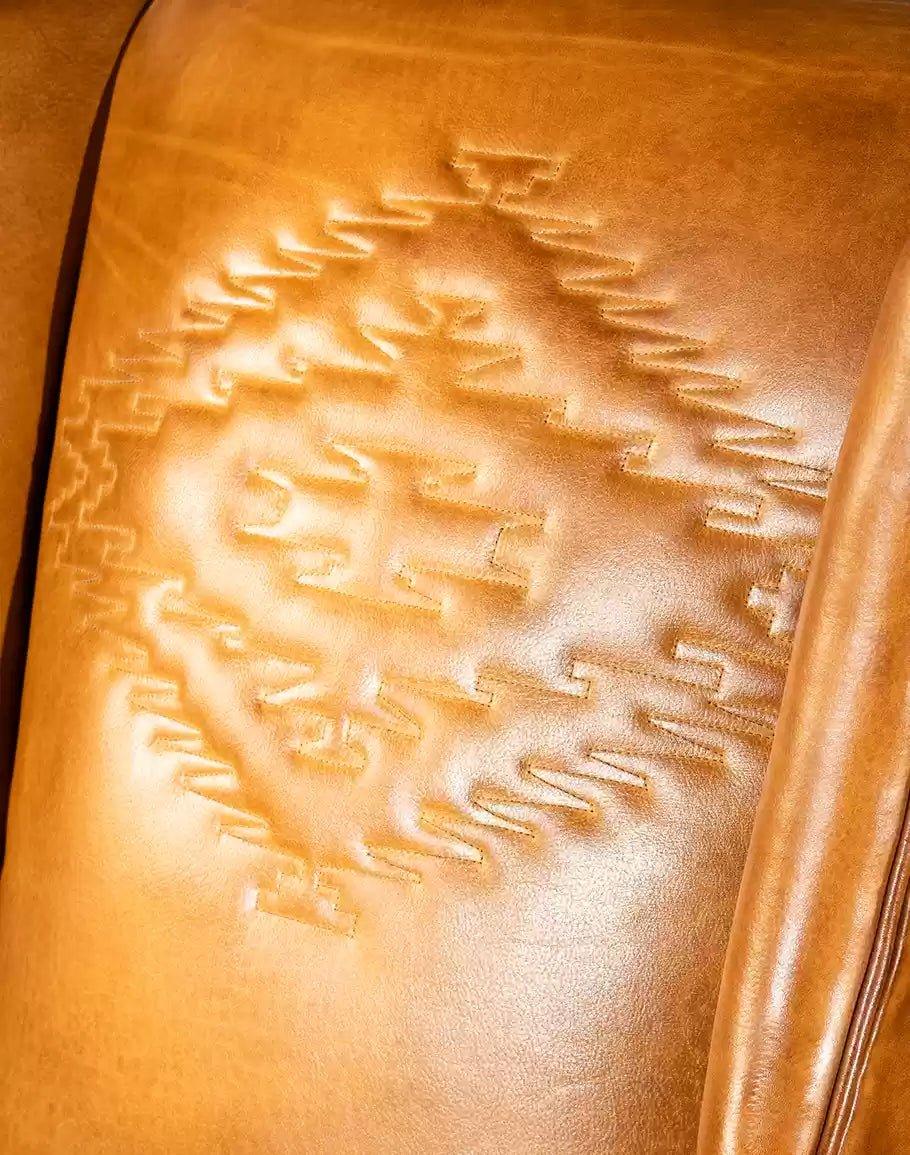 American made Rockford Executive Leather Arm Chair - Your Western Decor