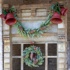 Mixed Evergreen and Pine Cone wreath and garland Christmas decor - Your Western Decor