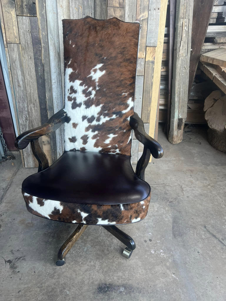 Western leather office chair - Your Western Decor