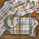 Fall plaid style placemat and table linens - Your Western Decor