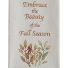 Fall embroidered off-white kitchen dish towel - Your Western Decor