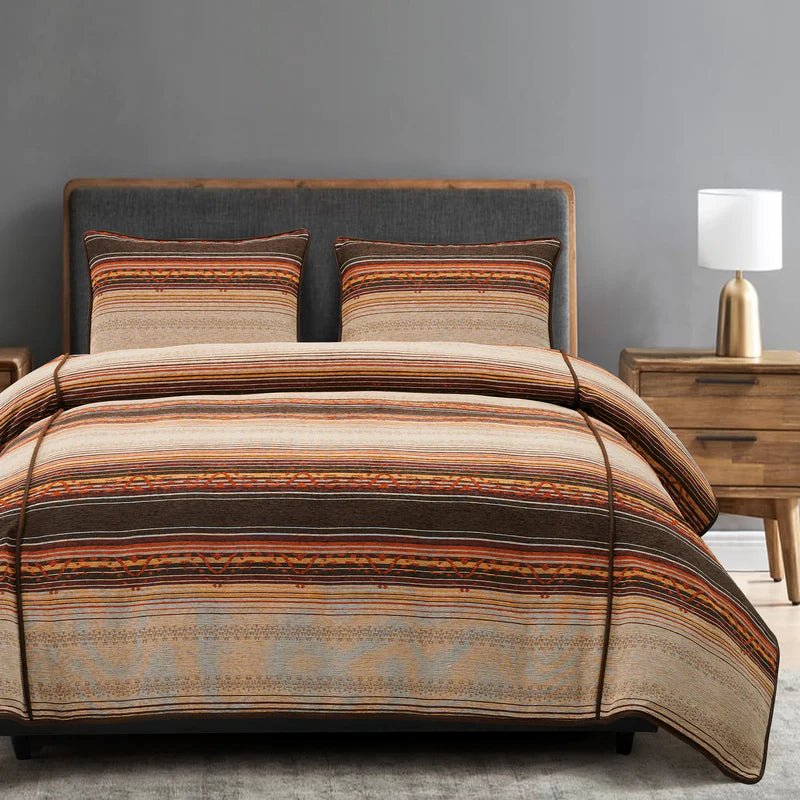 Far Western Bunkhouse Bedding in Brown/Copper - Your Western Decor