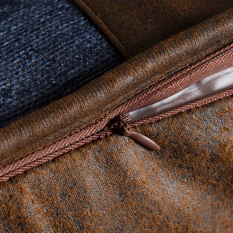 Far West Throw Pillow Zipper Detail - Your Western Decor