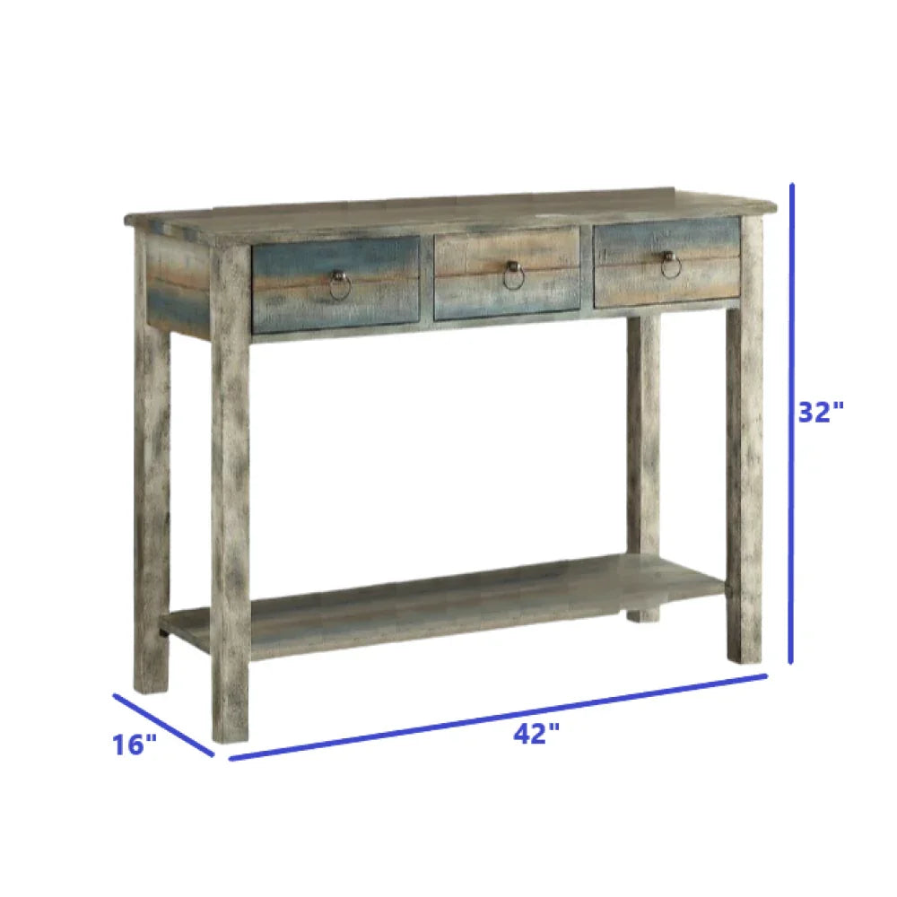 Antiqued Console Table | Entry Furniture | Your Western Decor