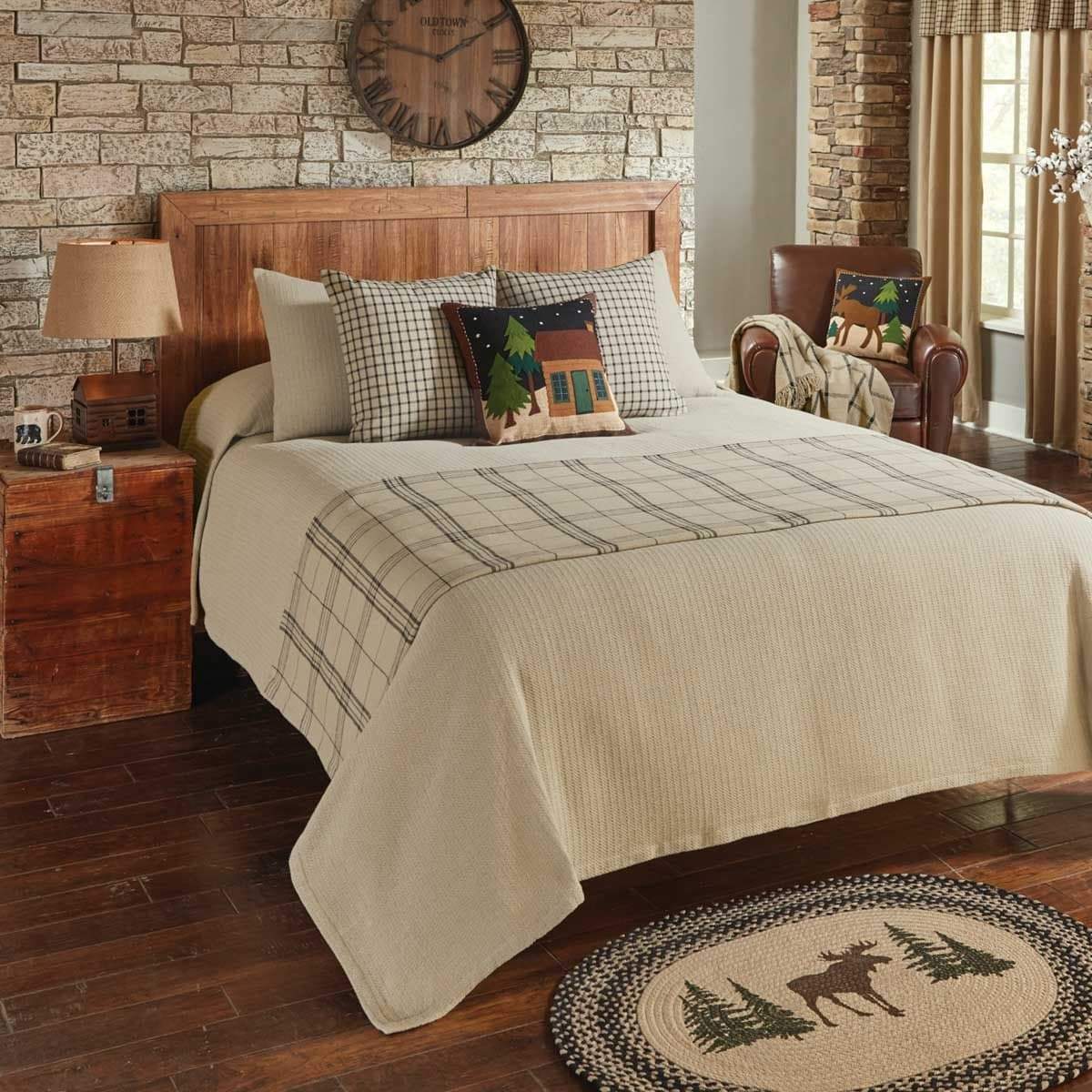 Farmington Oatmeal Coverlet - Your Western Decor, LLC