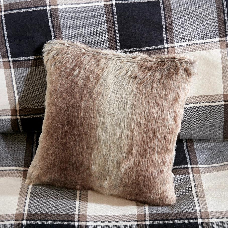 Faux fur accent pillow - Your Western Decor