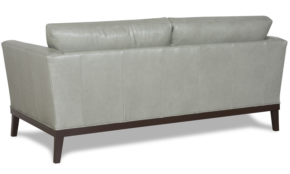 Flat iron ranch leather sofa back - Your Western Decor