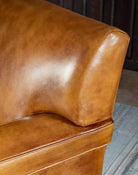 Flat Iron Ranch Leather Sofa American Made - Your Western Decor