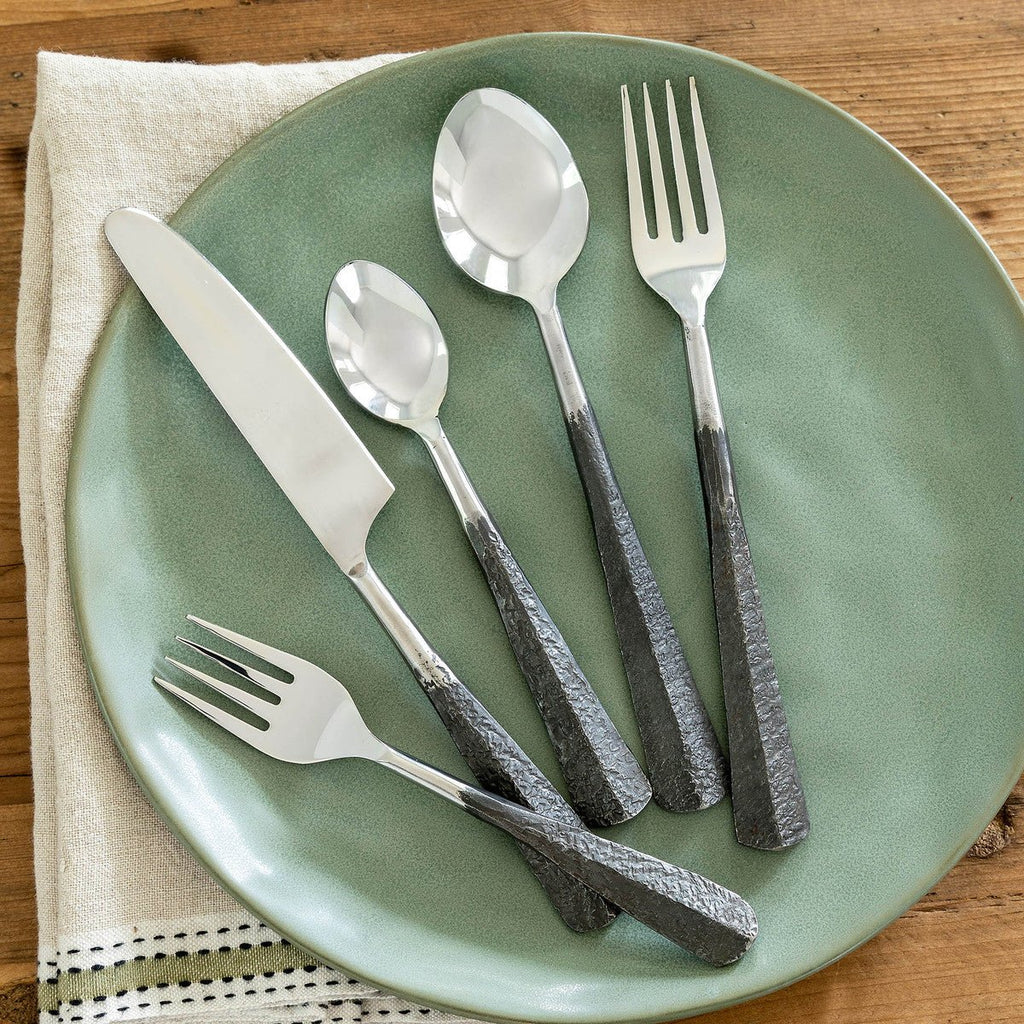 Forged Black Handled Flatware - Your Western Decor