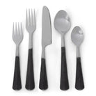 Forged black handled silverware set - Your Western Decor