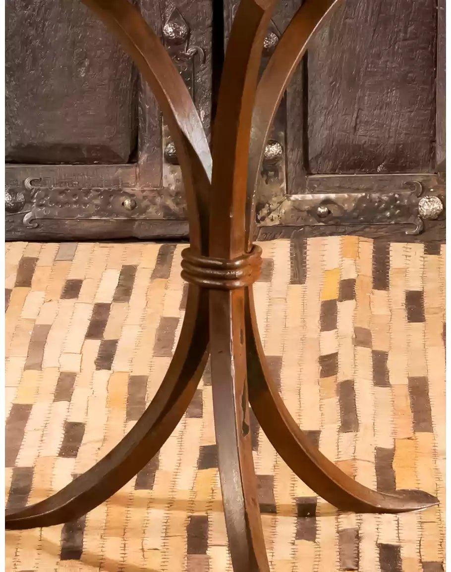 Forged iron table base - Your Western Decor