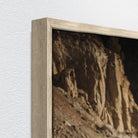 Wild horses canvas art barnwood frame detail - Your Western Decor