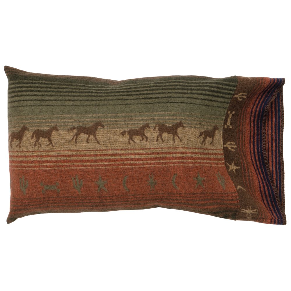 Galloping Trails Pillow Shams made in the USA - Your Western Decor