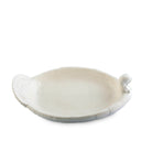 sculpted turkey shaped white serving dish - Your Western Decor