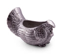 Carved aluminum turkey design gravy boat - Your Western Decor