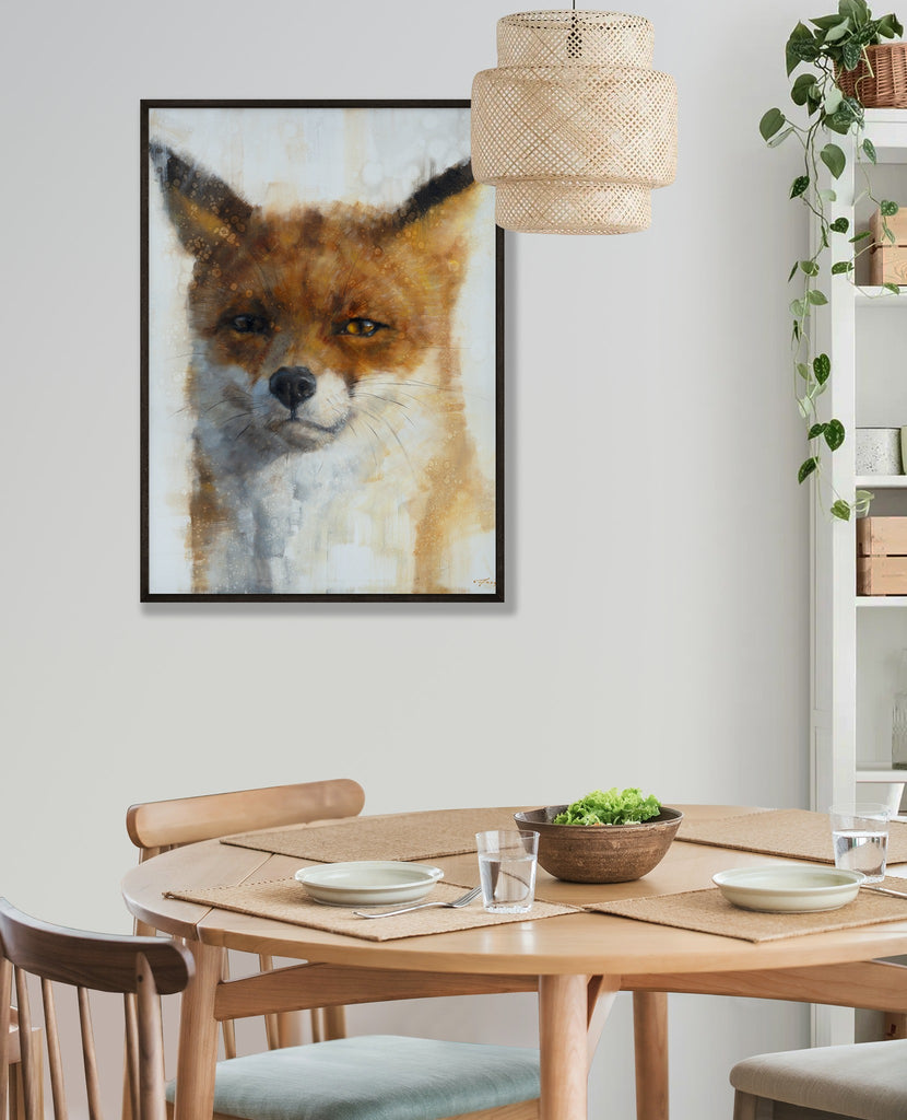 Glint framed fox art - Your Western Decor
