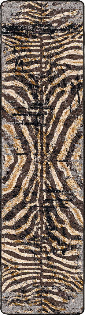 Golden Zebra Floor Runner - Rugs made in the USA - Your Western Decor
