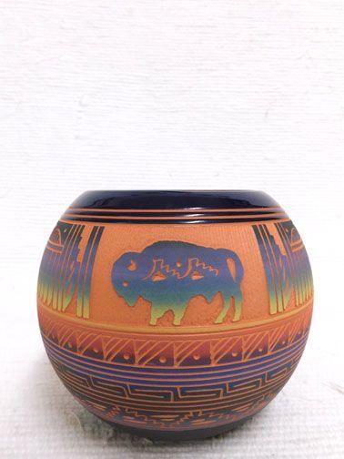 Good Medicine Navajo Red Clay Pot by Velcita Whitegoat - Your Western Decor