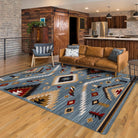 American Made Grand Lodge Horizon Grey Stone Rug - Your Western Decor