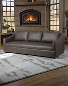 Hacienda leather sofa in Sable color - Your Western Decor
