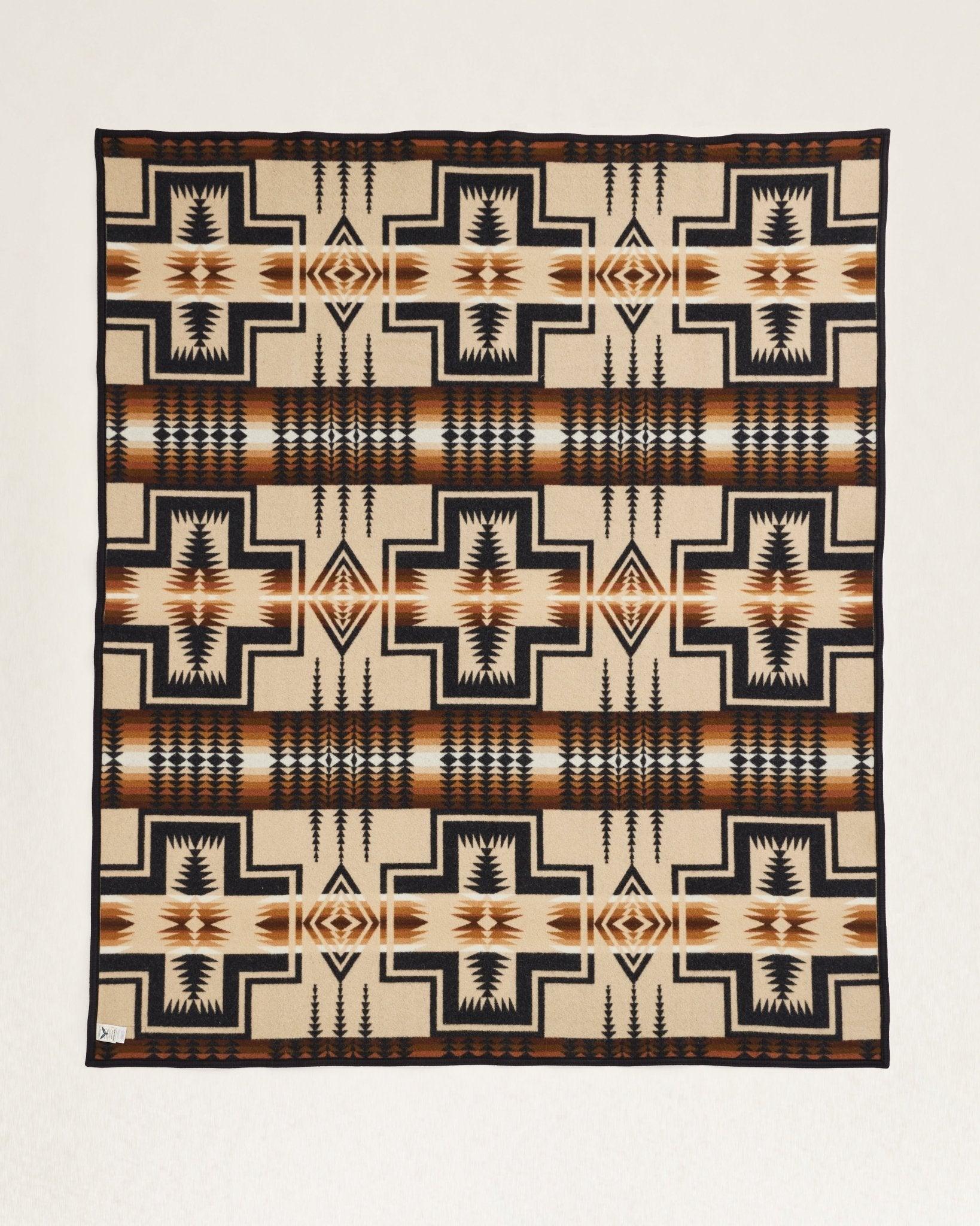 Harding Oxford Pendleton Blanket reverse side - Your Western Decor